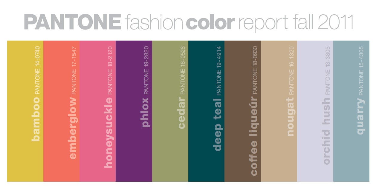 2011 Fall Fashion Color Report + 10 items under $30