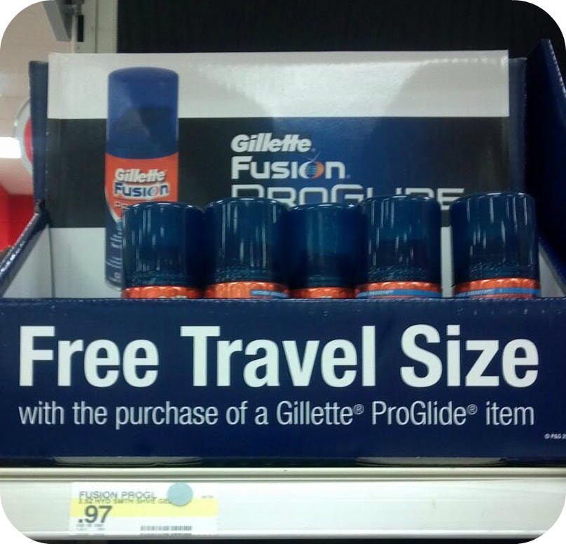 target gillette fusion