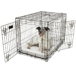 petsmart top paw double door crate