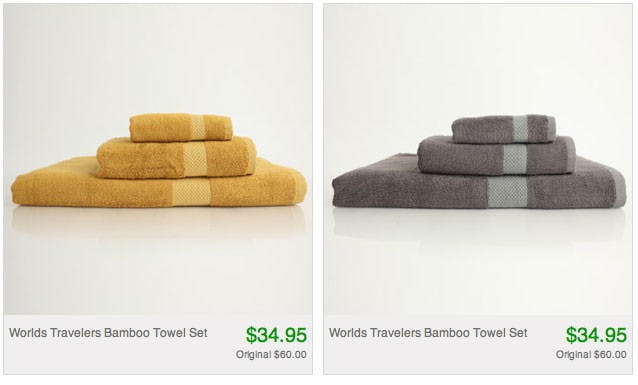 Splurge on Luxury Bamboo Towel Sets, Over 40% Off!