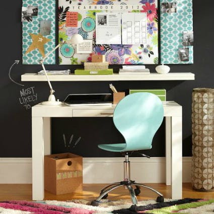 parsons mini desk pottery barn