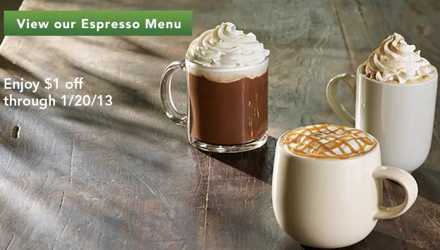 Starbucks Espresso---Save $1.00 on One Beverage! - The Krazy Coupon Lady