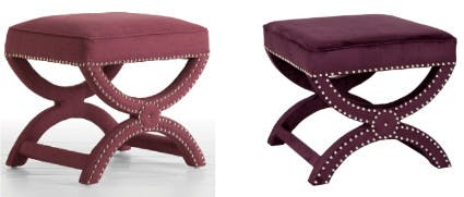 Knockout Knockoffs: X-Style Ottomans
