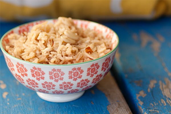 Sides Under $5: Flavorful Almond Rice