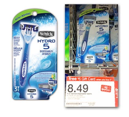 schick hydro 5 sensitive target