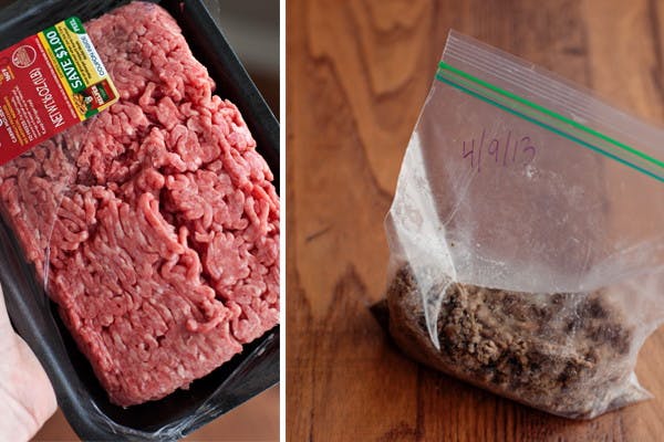 how to freeze cooked ground beef