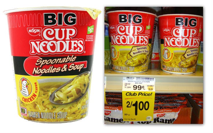 Nissin Coupon: Big Cup Noodles, As Low As $0.13 At Safeway! - The Krazy 