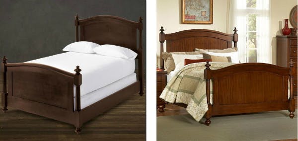 Knockout Knockoffs: Restoration Hardware Camden Arch Bed