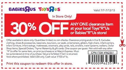 Discount coupon toys r us