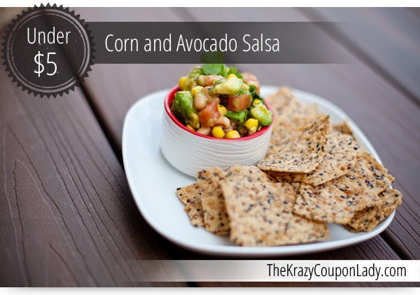 Appetizers Under $5: Corn and Avocado Salsa