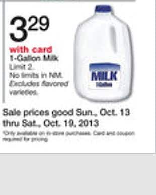 Huge Savings on Milk at Walgreens! No Coupons Needed!