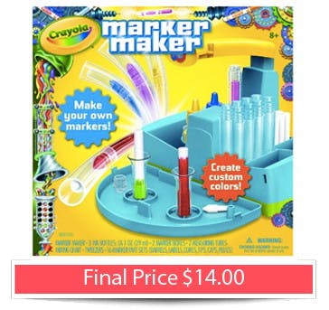 verbinding verbroken Aanvankelijk Geleerde Crayola Marker Maker Kit, Only $14.00 Shipped! - The Krazy Coupon Lady