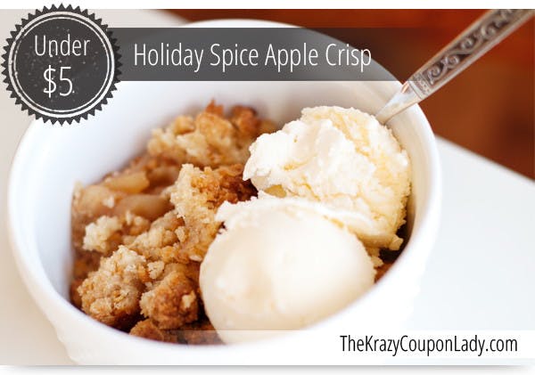 Holiday Spice Apple Crisp