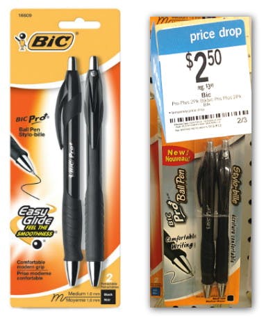 Bic Pro Plus Ball Pens Only 1 50 At Kmart The Krazy Coupon Lady