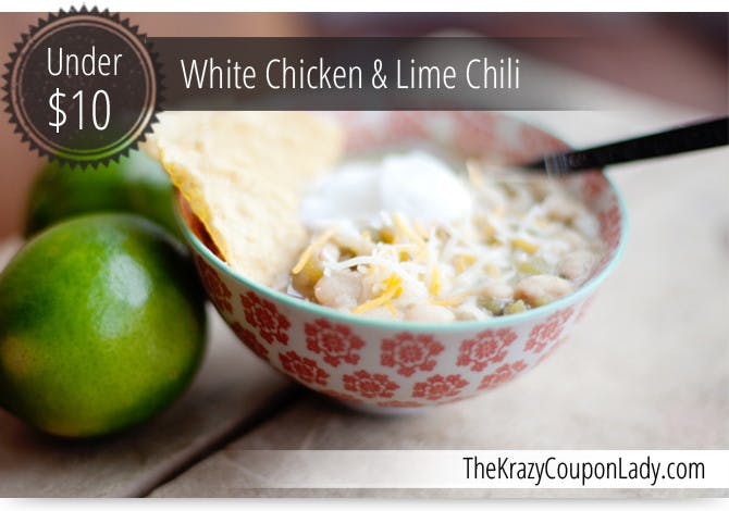 Light and Easy White Chicken & Lime Chili