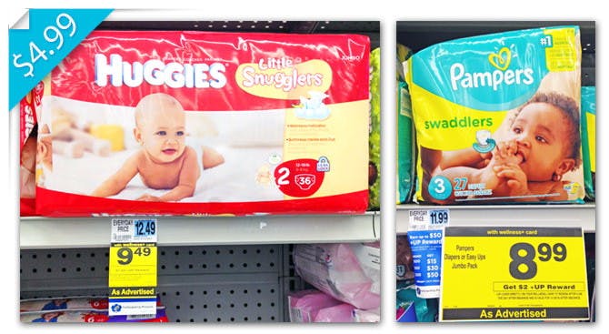Huggies and Pampers, as Low as $4.99 at Rite Aid! - The Krazy Coupon Lady