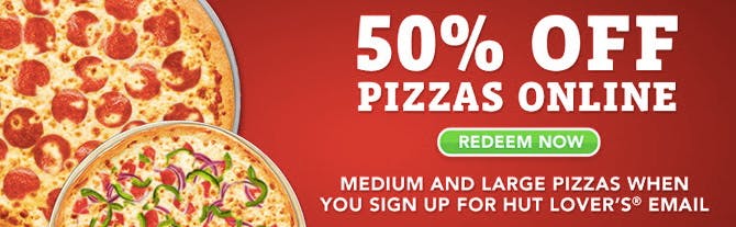 Pizza hut coupon codes today