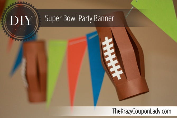 Easy DIY Football Party Banner