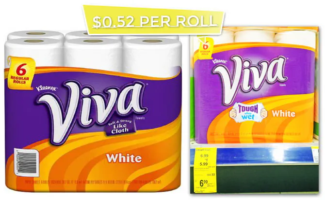 Viva Paper Towels 0 52 Per Roll At Walgreens The Krazy Coupon Lady