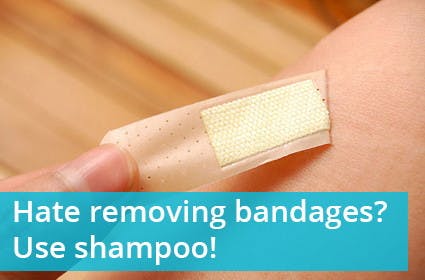 Use Shampoo to Remove Band-Aids Painlessly!