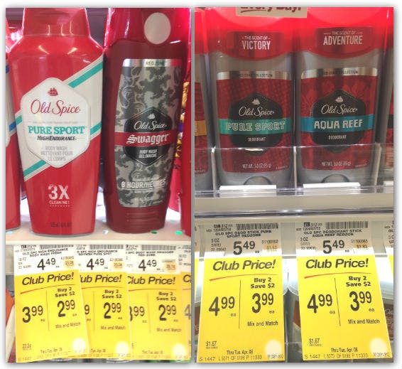 Buy 2 Save 2 00 Instantly Sale At Safeway Old Spice Pantene And Head Shoulders The Krazy Coupon Lady