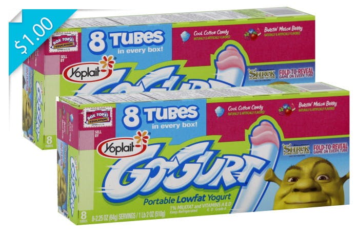 Yoplait Go-Gurt Yogurt, Only $1.00 at Target---Today Only ...