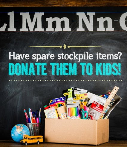 Donate Your Extra Stockpile Items to Children in Need