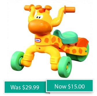 little tikes giraffe ride on toy