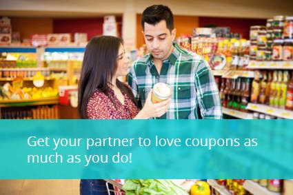 How to Positively Change Your Partner's Mind About Couponing
