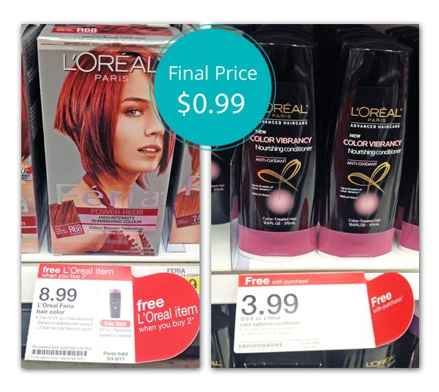L'Oreal Hair Color and Shampoo, Only $0.99 at Target! - The Krazy