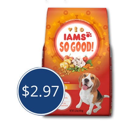 coupons for iams dog food at walmart