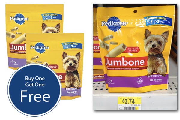 pedigree buy one get one free