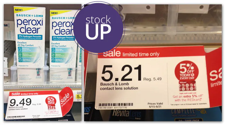 PeroxiClear Contact Lens Solution 0 91 At Target The Krazy Coupon Lady