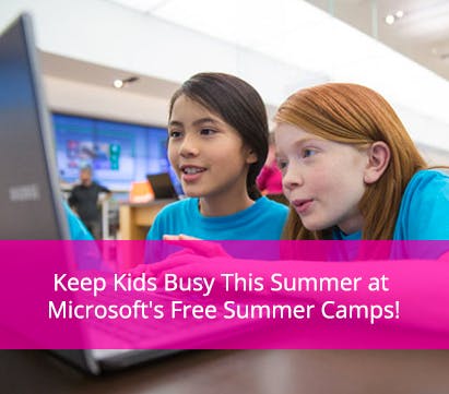 Enroll Your Kids into Microsoft's Free YouthSpark Summer Camp This Summer!