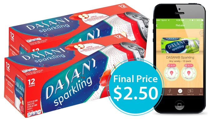 Dasani sparkling water coupon