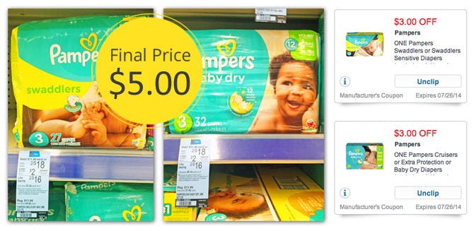 Pampers Swaddlers Coupons 2025