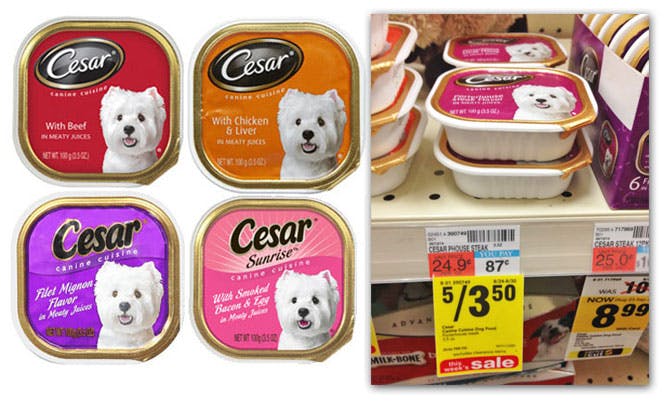 cesars dog food coupons