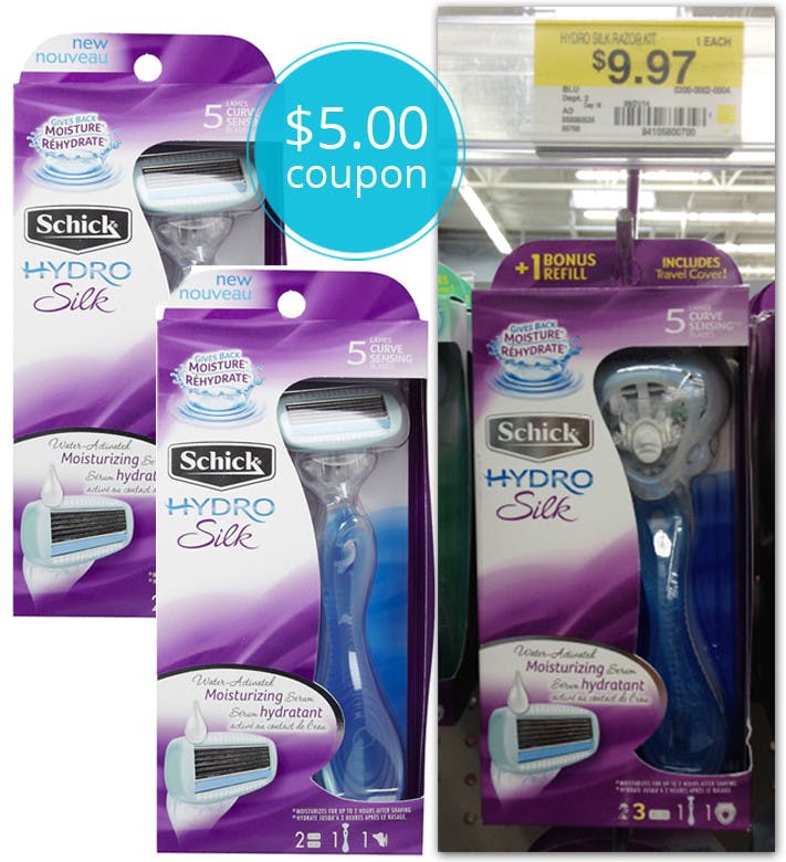 schick hydro silk coupon $4