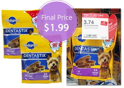 target pedigree dentastix