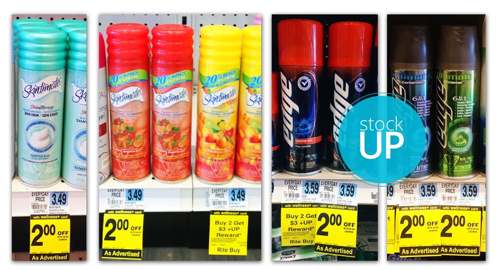 Skintimate Shave Gel, Only $0.49 at Rite Aid! - The Krazy Coupon Lady