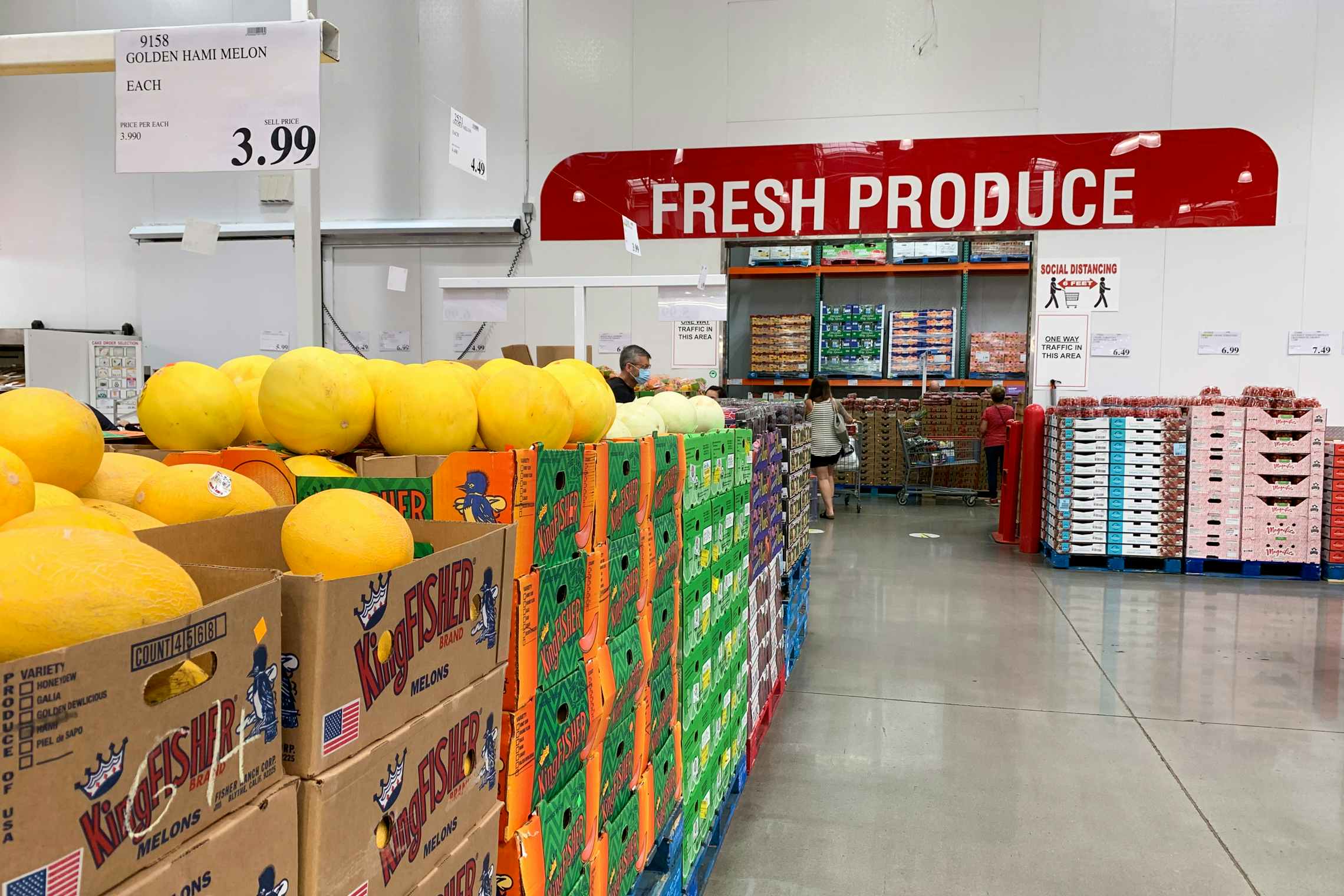 Fresh Produce Section in Costco