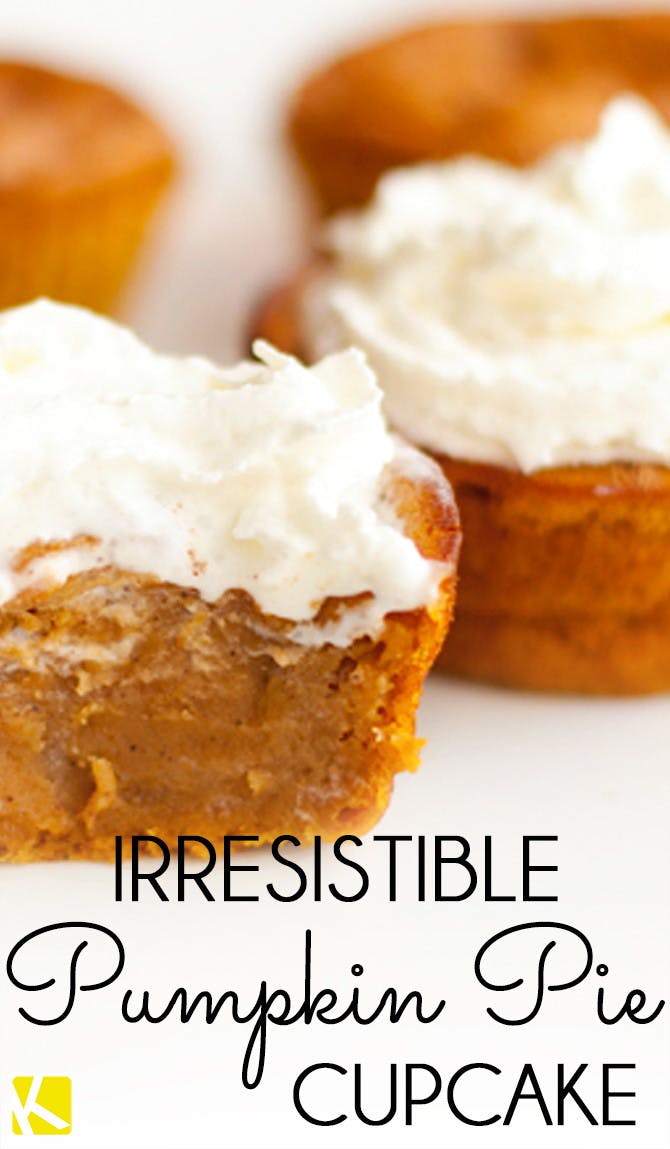 Irresistible Pumpkin Pie Cupcakes
