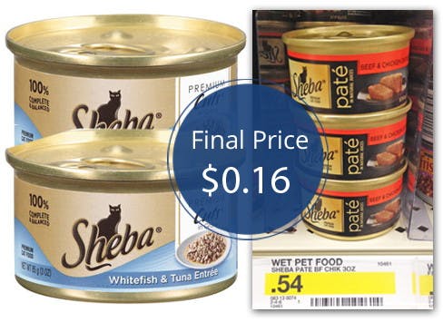 sheba cat food manufacturer coupons