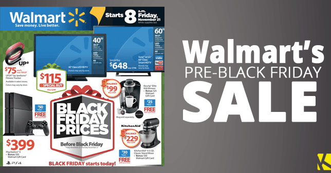 Walmart Early Black Friday Sale Ad Preview! Starts Tomorrow, 11/21 - When Black Friday Deals Starts