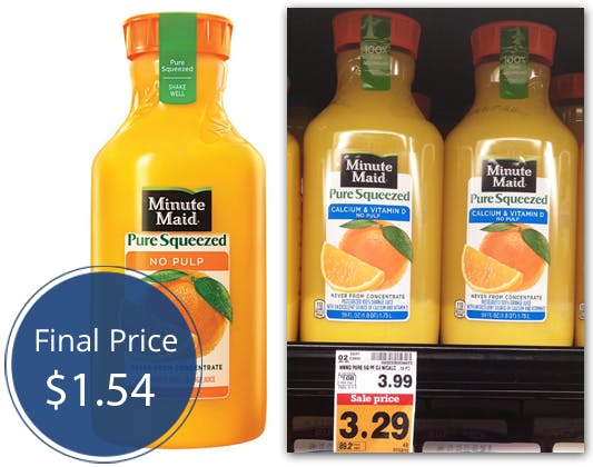 Minute Maid Orange Juice Small Bottle