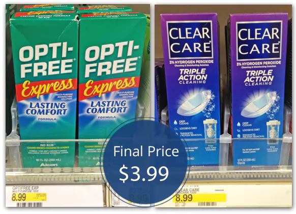  5 00 Coupon Opti Free Contact Solution 3 99 At Target The Krazy 