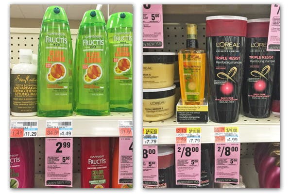 Garnier & L'Oreal Hair Care, Only $0.19 at CVS! - The Krazy Coupon Lady