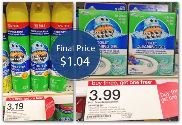 Scrubbing bubbles $1 coupon