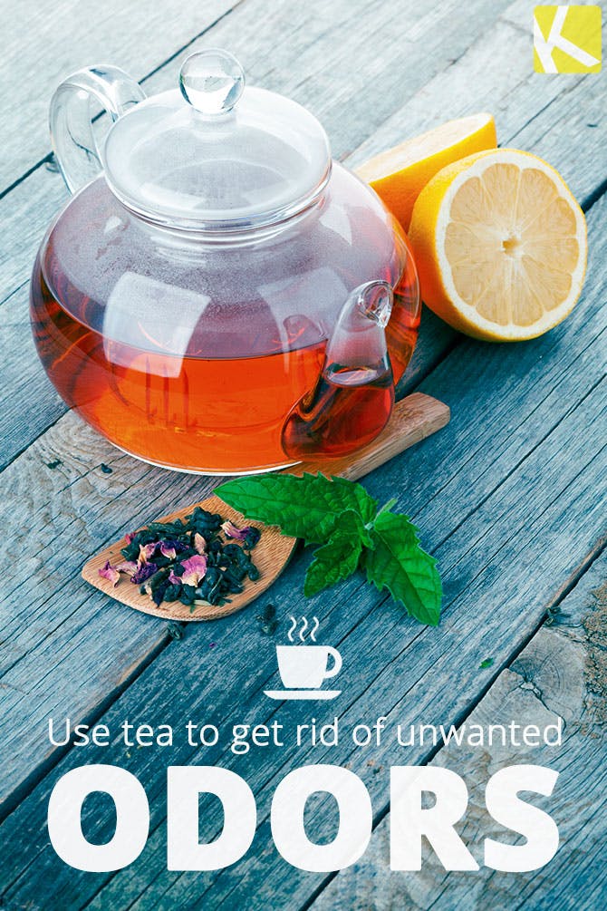 How to Remove Unpleasant Odors with Tea