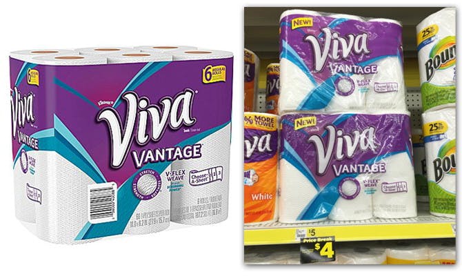 Viva Strong Soft Like Cloth Choose A Sheet Paper Towels 12 Ct Instacart